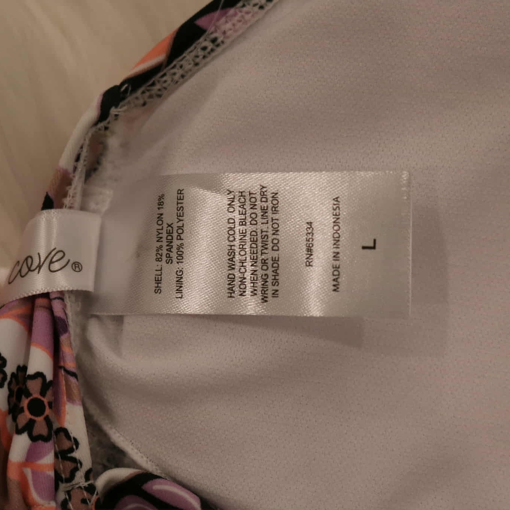 Floral Patterned Tankini Top - Picture 7 of 9